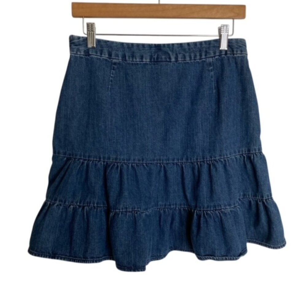 Gap Denim Layered Skirt 4